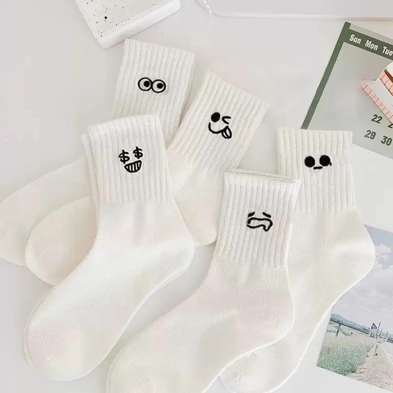 Korean Style Bowknot Ladies Mid-Calf Piled Socks for Autumn and Winter