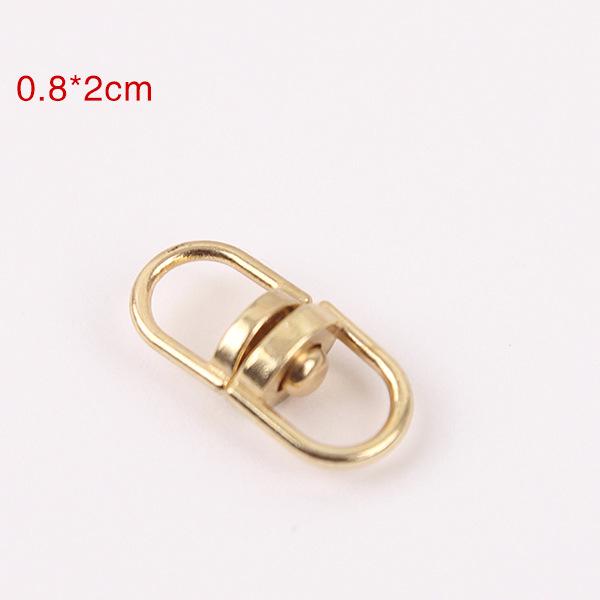 Gold-Plated & Silver-Plated Jump Ring Nine-Needle Keychain DIY Jewelry Accessory