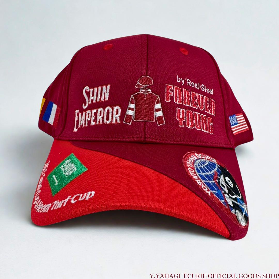 

[USED] Yahagi Stable Cap Forever Young Shin Emperor Saudi Arabian Championship Commemorative Cap