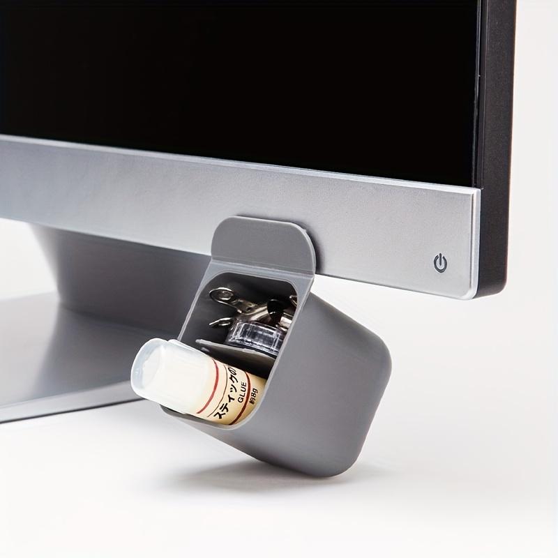 2pcs Creative Pen Holder Multi-functional Desktop Organizer Monitor Insert Pocket Stationery Storage