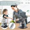 3-in-1 Rotary Cheese Grater Multifunctional Manual Veg Slicer Nut Grinder Potato Shredder Kitchen Essential Tool