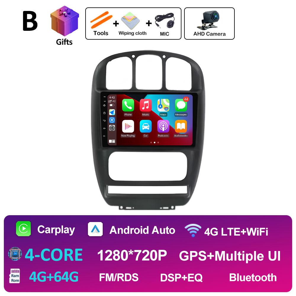 For Chrysler Grand Voyager RS 2000 2001 2002 2003 2004 2005 - 2012 Wireless Carplay Android Auto GPS Navi Bluetooth Accessories