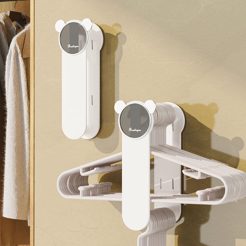 

Стойка для хранения вешалок Бытовая неперфорированная балконная стойка для хранения вешалок в стиле легкой роскоши Настенная вешалка Настенная стойка белый