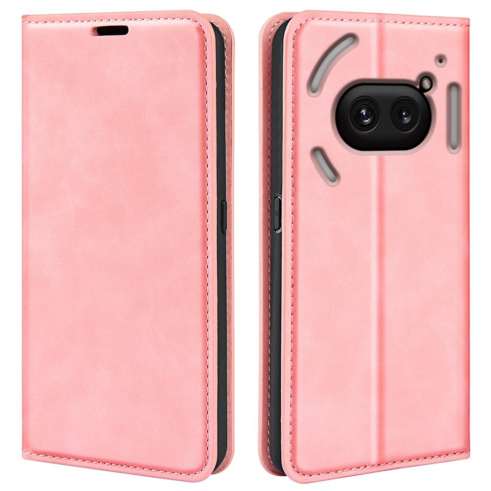 For Nothing Phone (2a) Plus/Phone (2a) Case PU Leather Stand Phone Protective Cover Skin Touch Phone Shell