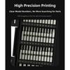 58 In 1 Precision Screwdriver Set Magnetic Steel Bits Long-lasting Repair Precision Cordless Electric Screwdriver Kit