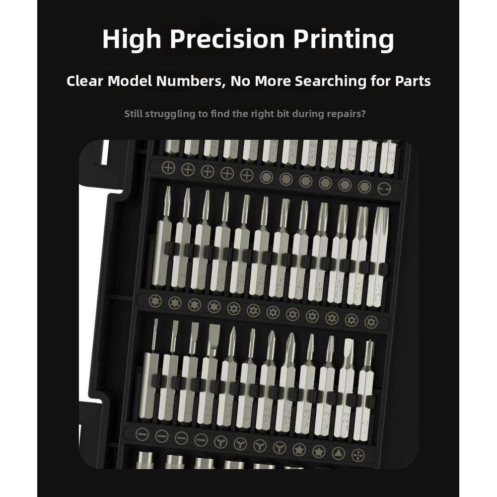 58 In 1 Precision Screwdriver Set Magnetic Steel Bits Long-lasting Repair Precision Cordless Electric Screwdriver Kit