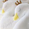 1pc 35cm Kawaii Princess Crown Swan Plush Toy Stuffed Soft Baby Sleeping Pillow Kids Doll Children A