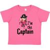Inktastic Soy La Capitana- Niña Pirata Camiseta Infantil Piratas Princesa Carga