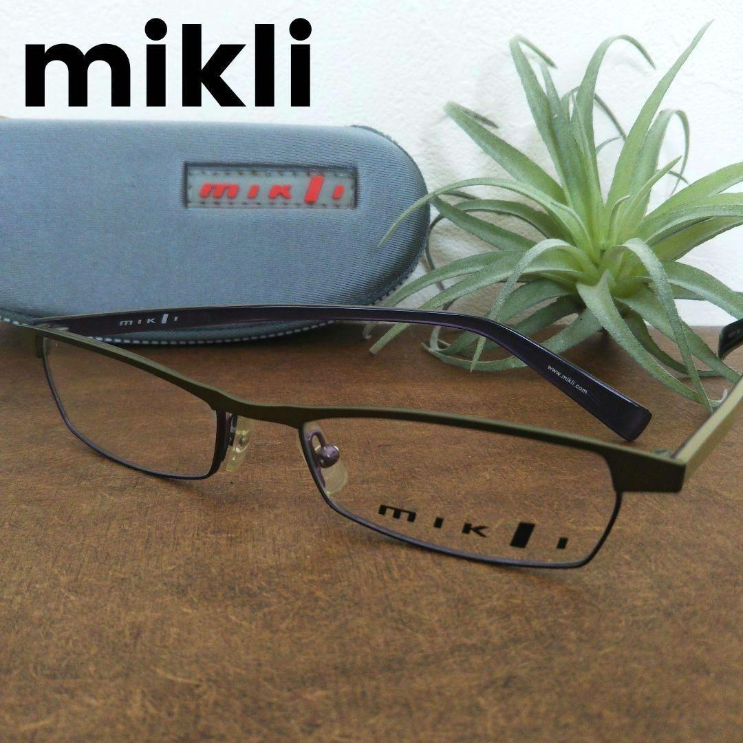 Used mikli two-tone metal frame M0517