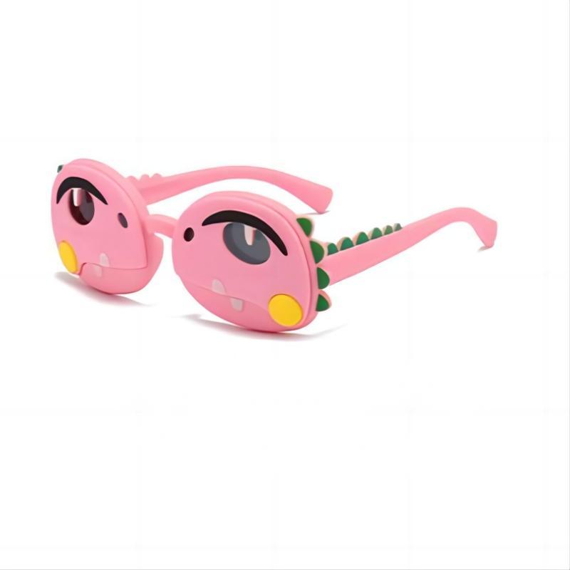 

Children Cartoon Polarised Sunglasses Little Boy Dinosaur Baby Toy Glasses Silicone Sunscreen Sunglasses Outdoor Excursion