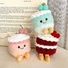 Gradient Jellycat Cherry Cake Plush Doll With Short Fur For Decoration Festive