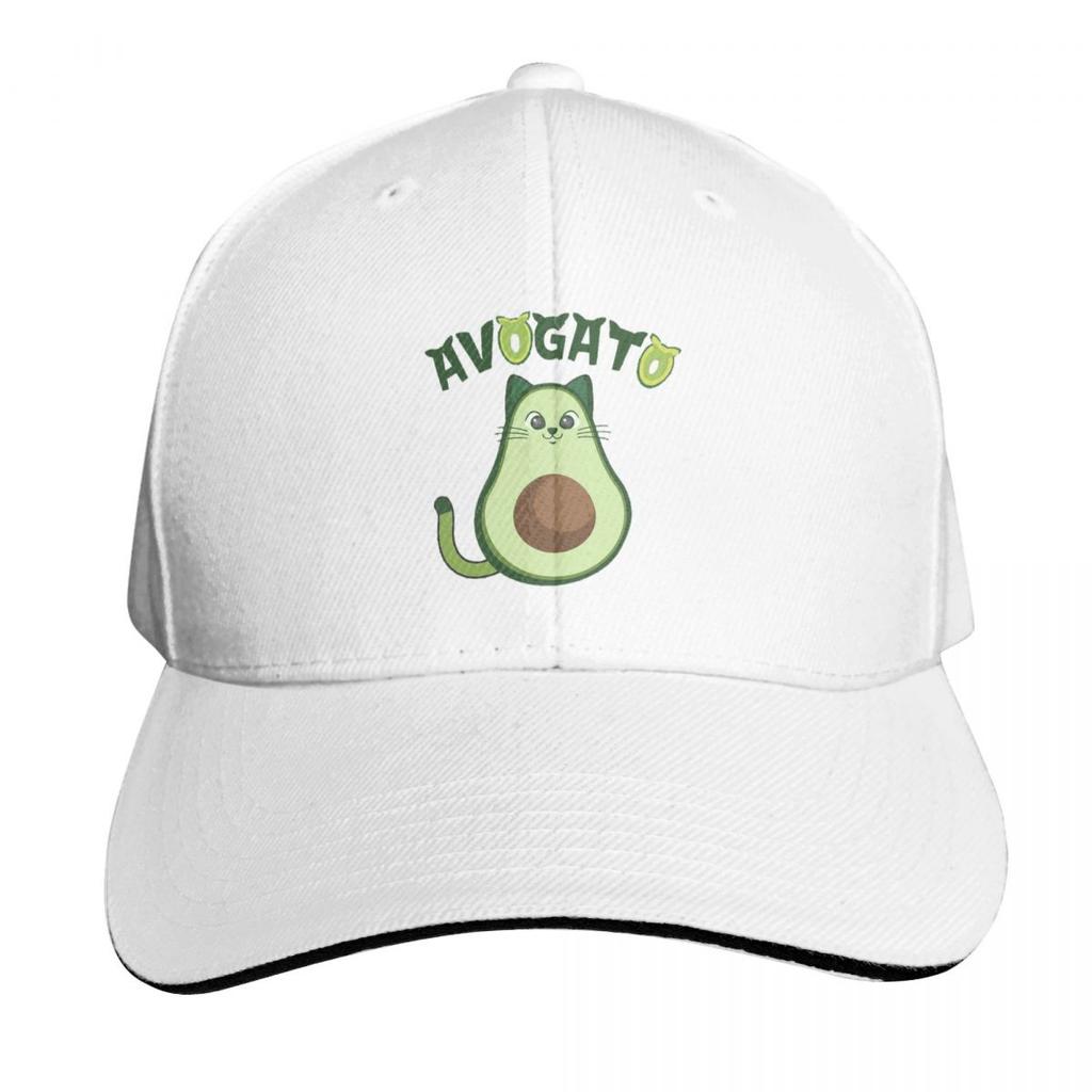 Avogato Cat Cute And Funny Aguacate Gato Cap Fashion Casual Baseball Caps Adjustable Hat Hip Hop Summer Unisex Baseball Hats