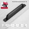 Surface-Mounted No-Drill Handle for Doors, Windows, and Cabinets