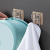 Yousheng 3/6/12Pcs Storage Hooks Basin Hanger Strong Load Bearing Easy To Install Removable Waterproof Bathroom Shower Hooks