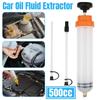 500ML Car Oil Fluid Extractor Auto Special Fuel Transfer Filling Syringe Injecting Pump Suction Vacuum Brake Liquid Extractor