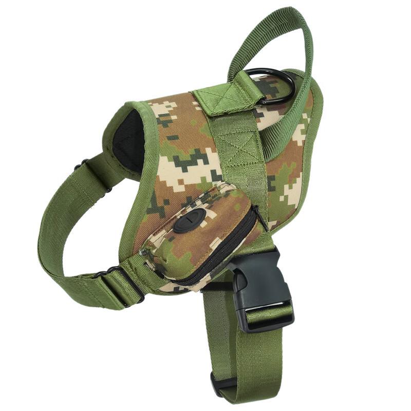 OLOMMairuidog Camouflage Anti-Escape Dog Harness