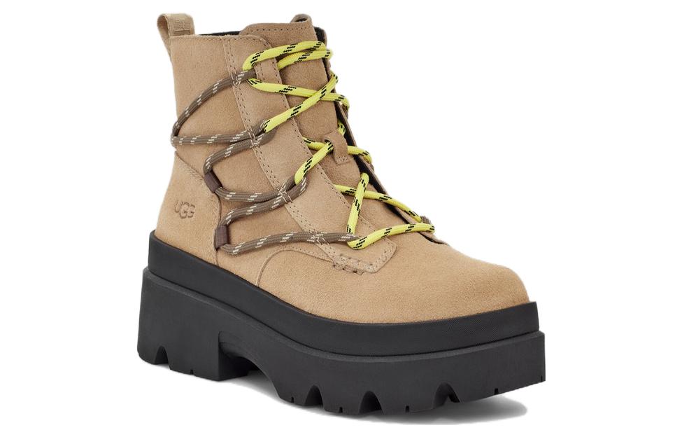 UGG Brisbane Lace Up Boot 'Mustard Seed' Women's 1143841-MDSD