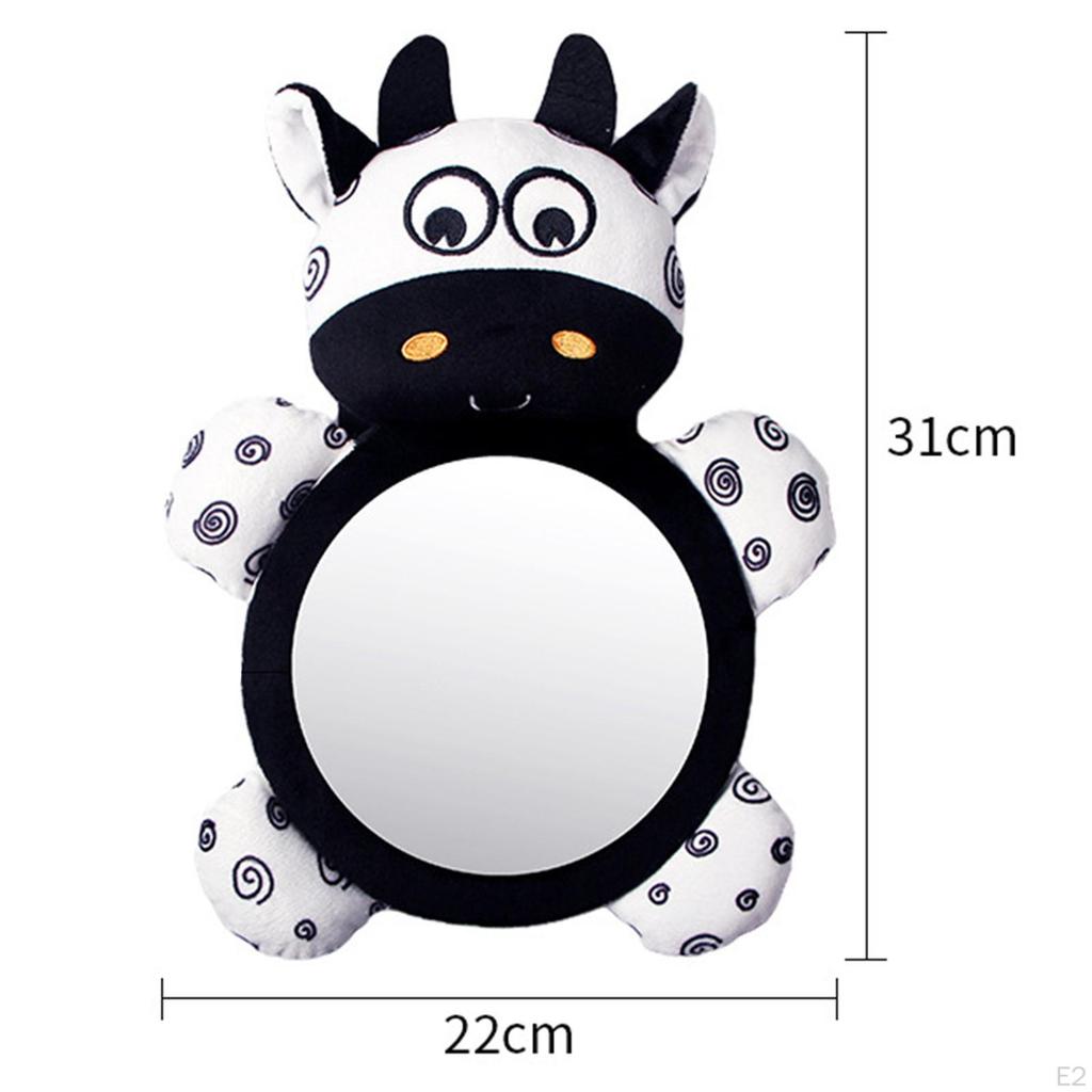 Animal children car Mirror Baby Toy Adjustable Safety Seat Rear Reflector