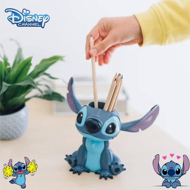 Disney Kreatywne pudełko do przechowywania artykułów piśmiennych i pojemnik na długopisy Stitch Dekoracja stołu w pokoju Uroczy i praktyczny prezent dla studenta
