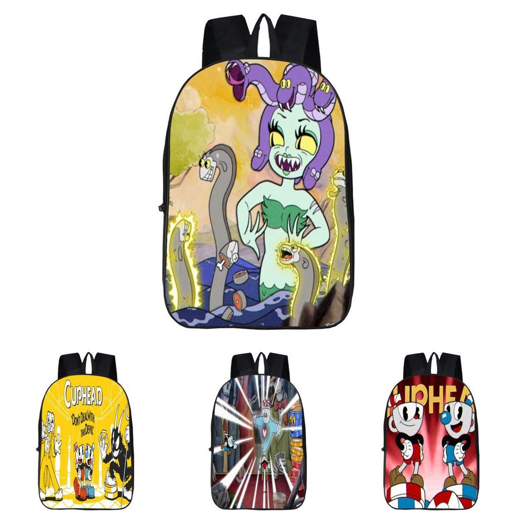 Stylish Anime 3d Print Backpack With Soft Handle For Boys And Girls