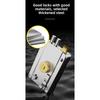 Smooth Lock Antique Household Front Door House Padlocks Locking Accessories Universal Heavy-Duty Gear With Key