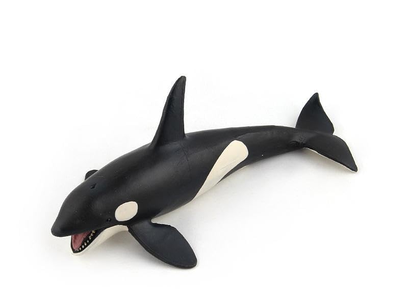 

Nekogamiyama Killer Whale Type 1 Marine Life Figure Model Miniature Ornament Decor Collector s Model