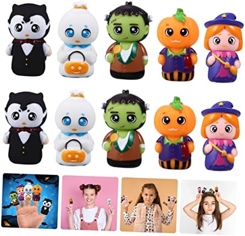 40 Pieces Hand Puppets Set, Cartoon Finger Puppets for Kids Storytelling, Halloween Birthday Party Holiday Toys for Boys Girls