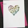 Paper Fabric Embossing Cutting Dies Hollowed Heart Card Scrapbook DIY Crafts
