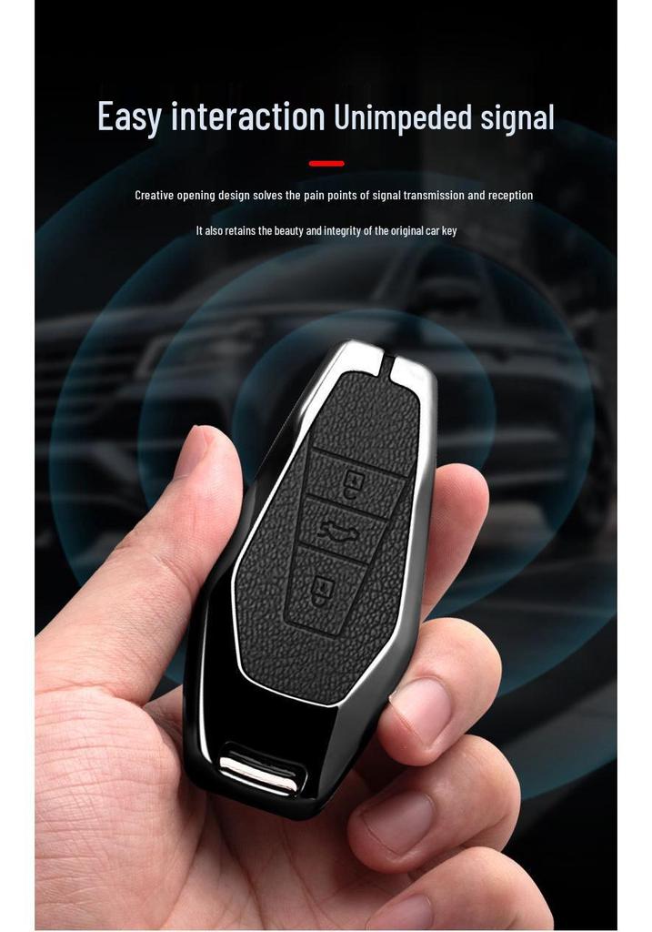 Key Case for 2025 Chery iCAR 03t Long Range EQ7 - Unisex All-Inclusive Buckle Shell