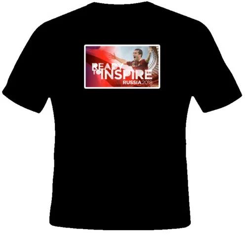 Soccer Russia Akinfeecv 2018 World Cup Black T Shirt S