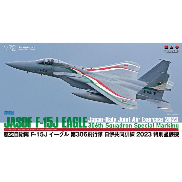 Platz 1/72 Japan Air Self-Defense Force F-15J Eagle 306th Tactical Fighter Squadron Italy-Japan Joint Training 2023 Special Marking Plastic