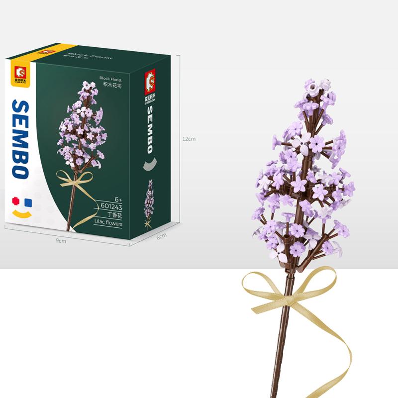 Blocuri de construcție Buchet de flori eterne compatibile cu blocuri de construcție asamblate Lego Jucării Pentru