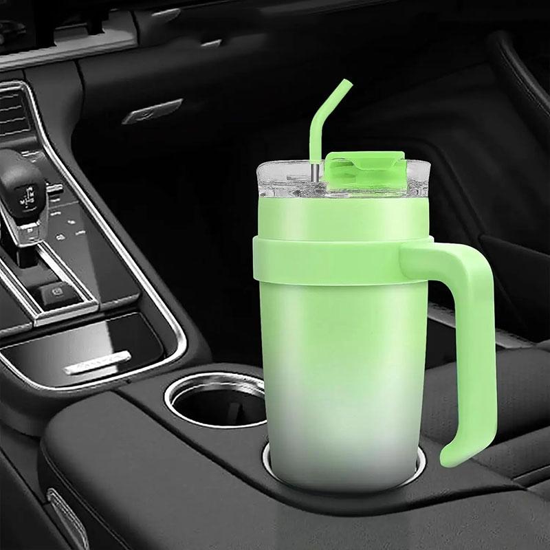 Big Mac Thermal Cup 40oz/1180ml Large Capacity Car Coffee Cup Stainless Steel Insulated Water Bottle Vacuum Flask With Straw