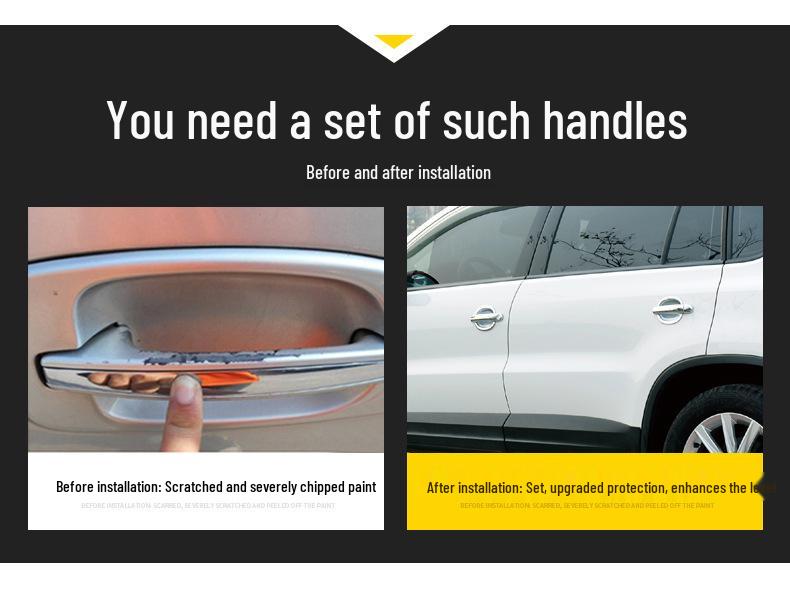 Passt für 2011-2013 K2: Spezielle Griffdekoration ABS Türgriffschutz Aufkleber