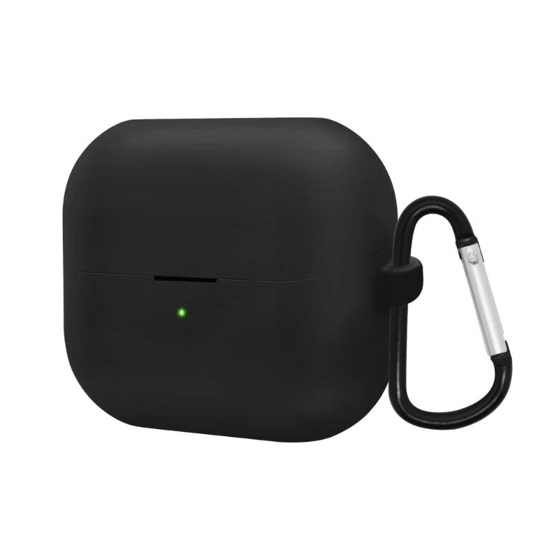 

Protective Silicone Sleeve For Buds 3Pro Headphones Case, With Carabiner, Earphone Case For Everyday Use чорний