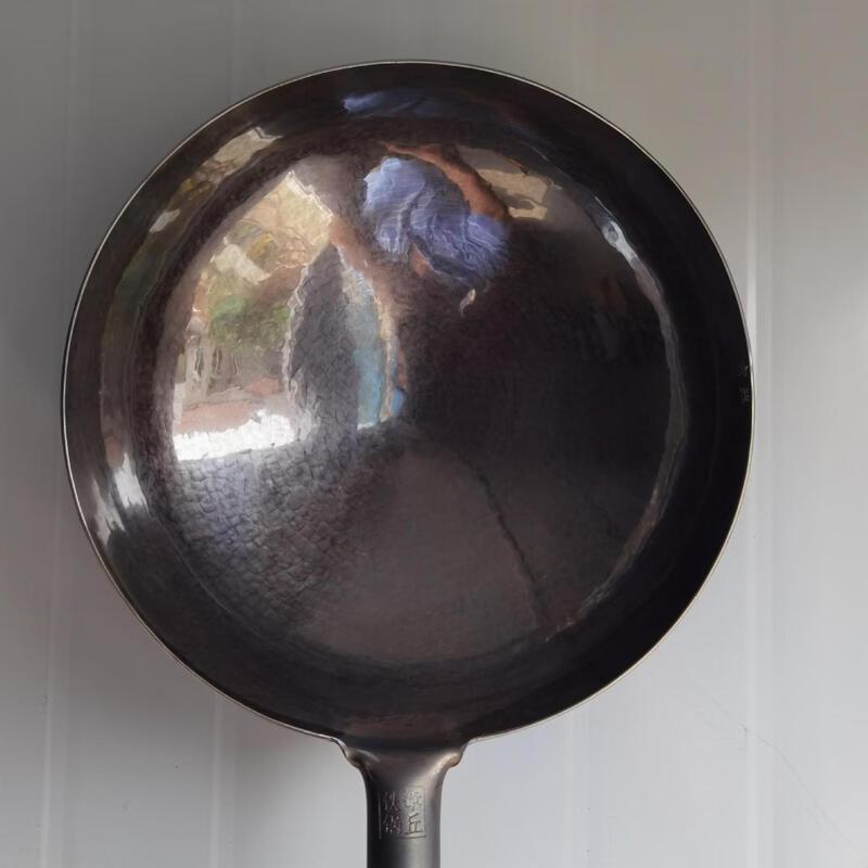 Wutuo 80,000 Hammers Forged Wrought Iron Wok