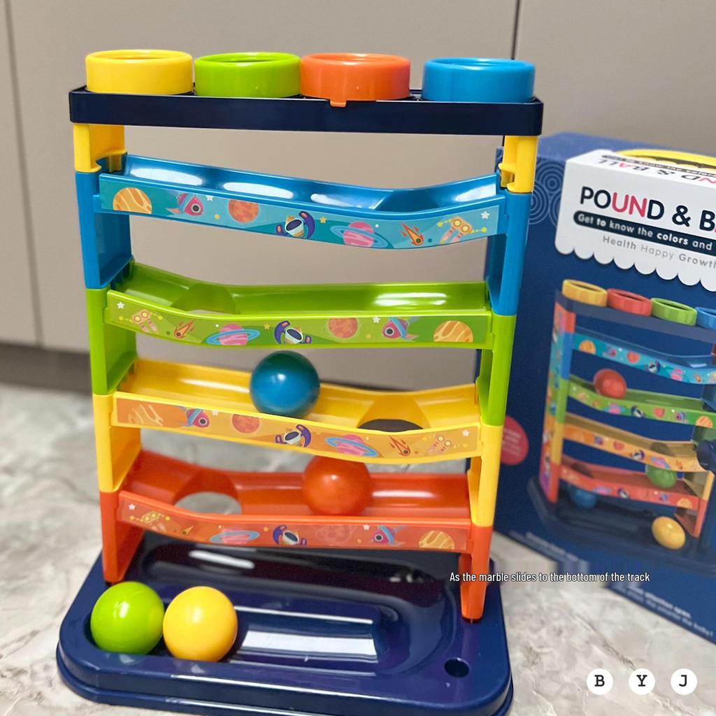 Children's Multi-Layer Educational Hammer Toy: Early Learning Music Slide