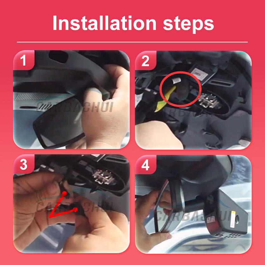 Car Video Recorder Night Vision UHD 4K 2160P DVR Dash Cam for Ford Explorer Maverick Expedition Escape Kuga U502 U625 U553 P758