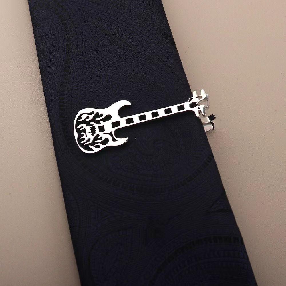 Instrument Music Note Tie Pin Treble Clef Piano Necktie Buckle Guitar Tie Clip  Concert Accessories