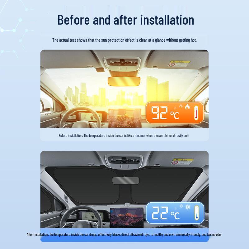 AITO M7 26 Car Window Sunshade: Heat Insulation, Sun Protection, Privacy, Camping, Light-Blocking