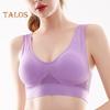 Women Bras Hollow Out Breathable Sweat Absorption Chic Push Up Shockproof Sports Brassieres Inner Wear Garment