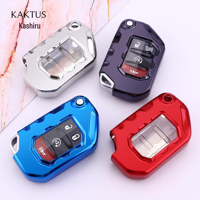 KAKTUS Kashi Ru Car Key Bag for 2018 Jeep Wrangler Key - Protective Cover