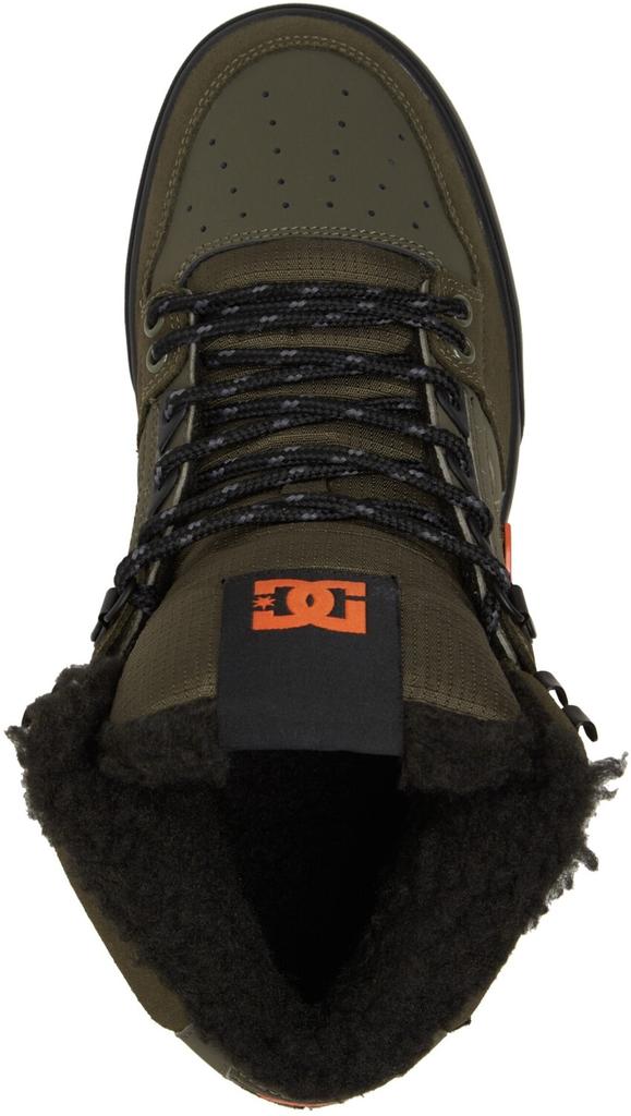 Sneakers DC Shoes Pure High Top Wc Wnt Dusty Olive/orange