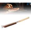 Aramox Versatile Pizza Oven Brush Scraper with Rubberwood Handle Coconut Fiber for Outdoor Ovens, Aramoxwz1xoadk7n