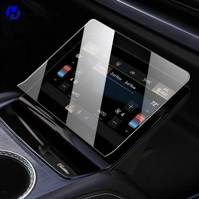 Para Cadillac VlSTIQ 2025-2026 Pegatina protectora para consola central interior de coche Tira decorativa interior Pegatina protectora de TPU
