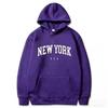Men's and Women's Hooded Fashion Letter Trend Pattern Sweatshirt Loose Casual Jumper Sportswear