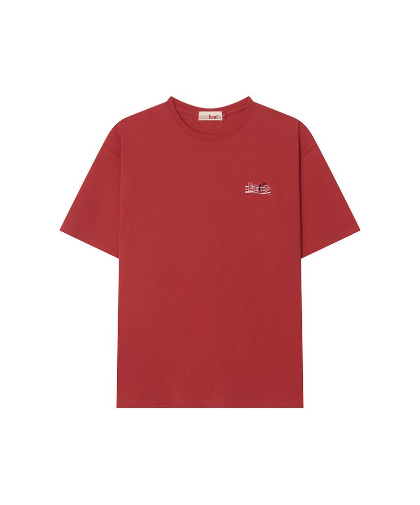 Iuteu Dancing Note T-Shirt / Red