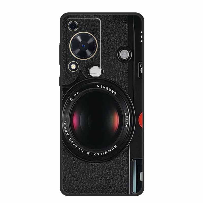 For Huawei Nova Y72s Phone Case Y 72 s Coque Black Silicone Soft Back Cover Case For Huawei Nova Y72 Y63 Case Y 63 Funda Shell