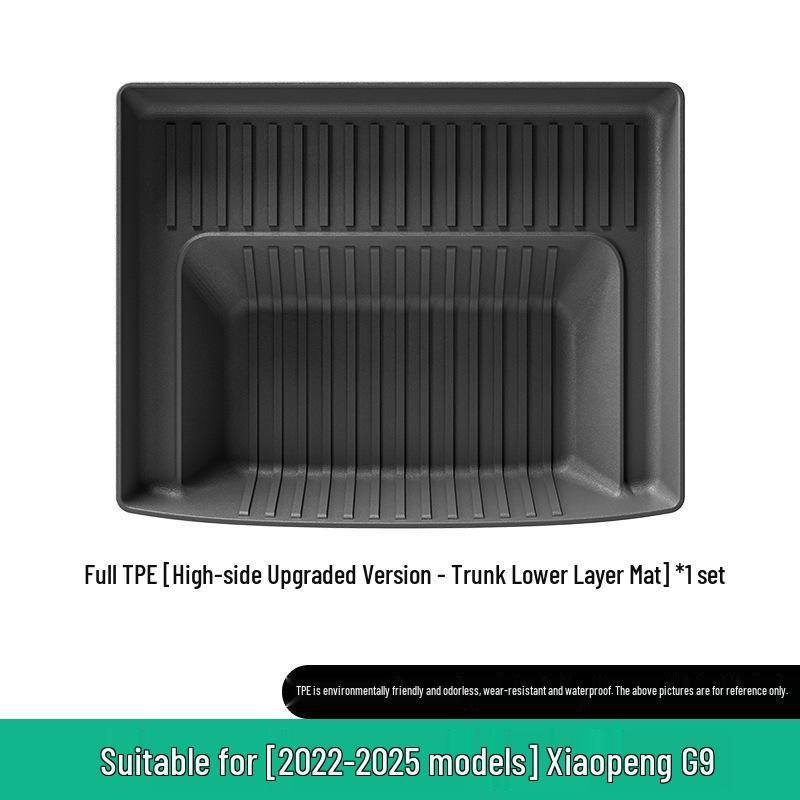 Xiaopeng G9 Car Floor & Trunk Mats: Custom Fit for 22-25 Models, TPE Material, Includes Seat Back Mats