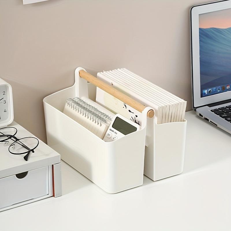 Großer tragbarer Kunststoff-Caddy mit Griff & verstellbaren Trennwänden Aufbewahrungsbox für Kunsthandwerk für Buntstifte Organizer für Malutensilien